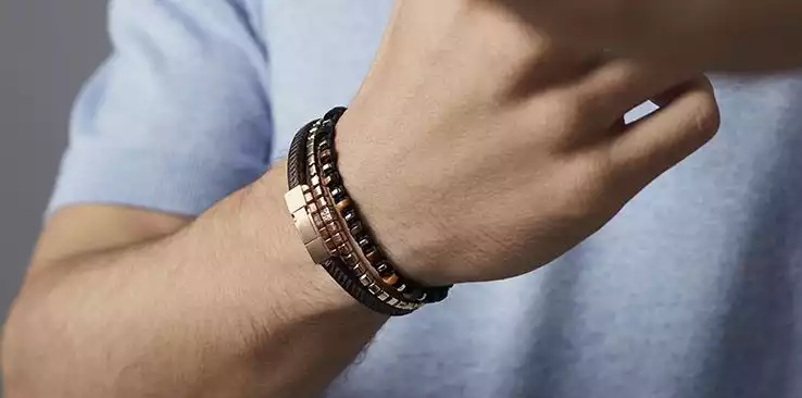 راهنمای خرید دستبند طلای مردانه از گالری روبی گلد